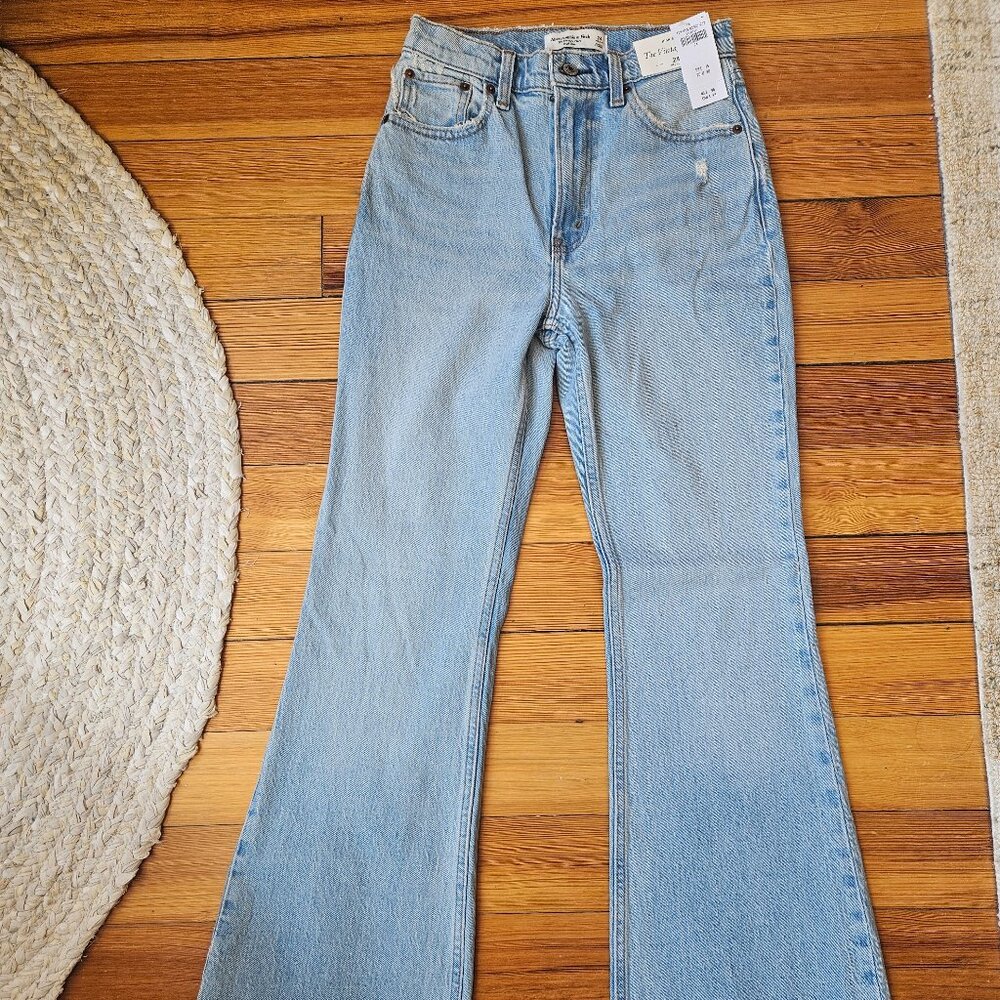 Abercrombie High Rise Vintage Flare Jeans Size 24 Regular